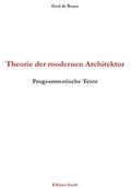 Cover: Theorie der modernen Architektur - skript-Verlag