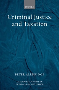 Abbildung von: Criminal Justice and Taxation - OUP eBook