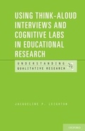 Cover: Using Think-Aloud Interviews and Cognitive Labs in Educational Research - OUP eBook
