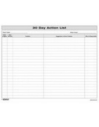Abbildung von: 30 Day Action List - CRC Press
