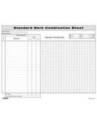 Abbildung von: Standard Work Combination Sheet - CRC Press