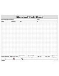 Abbildung von: Standard Work Sheet - CRC Press