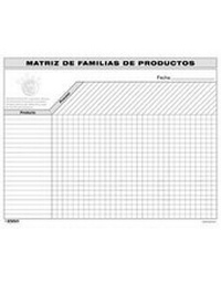 Abbildung von: VSM Product Family Matrix (Spanish) - CRC Press