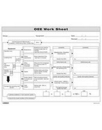 Abbildung von: OEE Worksheet - CRC Press
