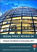 Cover: Social Policy Review 29 - Policy Press
