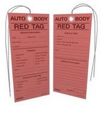 Abbildung von: 5S Auto Body Red Tags - Enna