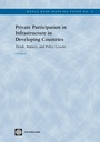 Cover: Private Participation in Infrastructure in Developing Countries - World Bank Publications