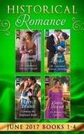 Cover: Historical Romance June 2017 Books 1 - 4 - Mills & Boon