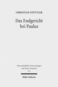 Abbildung von: Das Endgericht bei Paulus - Mohr Siebeck