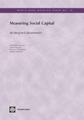 Cover: Measuring Social Capital - World Bank Publications