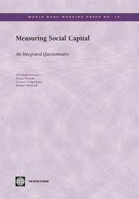 Enlarge image Cover: Measuring Social Capital - World Bank Publications