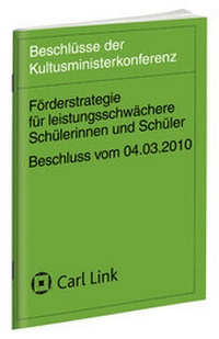 Abbildung von: Förderstrategie für leistungsschwächere Schülerinnen und Schüler - Carl Link Verlag