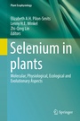 Cover: Selenium in plants - Springer