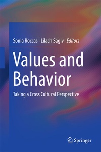 Enlarge image Cover: Values and Behavior - Springer