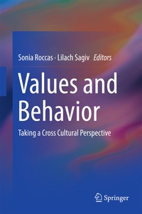 Enlarge image Cover: Values and Behavior - Springer