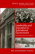 Cover: Leadership and Innovation in Subnational Government - World Bank Publications