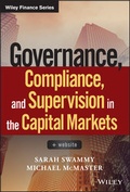 Cover: Governance, Compliance and Supervision in the Capital Markets - Wiley