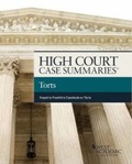 Cover: High Court Cases Summaries on Torts (Keyed to Franklin) - Foundation Press