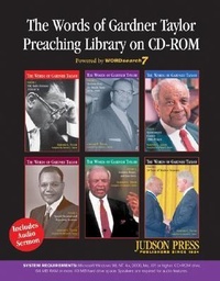 Enlarge image Cover: The Words of Gardner Taylor Preaching Library on CD-ROM - Judson Press