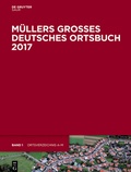 Abbildung von: Müllers Großes Deutsches Ortsbuch 2017 - De Gruyter Saur