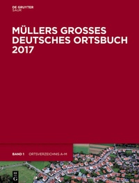 Abbildung von: Müllers Großes Deutsches Ortsbuch 2017 - De Gruyter Saur
