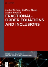 Enlarge image Cover: Fractional-Order Equations and Inclusions - De Gruyter