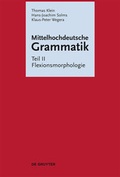 Cover: Mittelhochdeutsche Grammatik / Flexionsmorphologie - De Gruyter