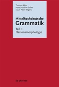 Cover: Flexionsmorphologie - De Gruyter