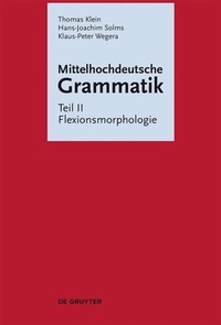 Abbildung von: Flexionsmorphologie - De Gruyter
