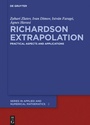 Cover: Richardson Extrapolation - De Gruyter