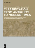 Cover: Classification from Antiquity to Modern Times - De Gruyter