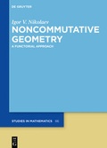 Cover: Noncommutative Geometry - De Gruyter