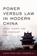 Cover: Power versus Law in Modern China - The University Press of Kentucky