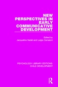 Cover: New Perspectives in Early Communicative Development - Routledge