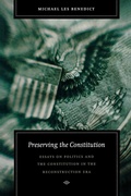 Cover: Preserving the Constitution - Fordham University Press