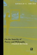 Cover: On the Anarchy of Poetry and Philosophy - Fordham University Press