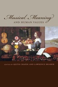 Cover: Musical Meaning and Human Values - Fordham University Press