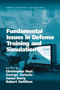 Enlarge image Cover: Fundamental Issues in Defense Training and Simulation - CRC Press