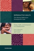 Cover: Reproductive Health-the Missing Millennium Development Goal - World Bank Publications