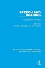 Cover: Speech and Reading - Routledge