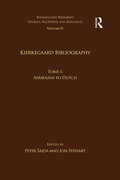 Cover: Volume 19, Tome I: Kierkegaard Bibliography - Routledge