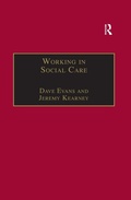 Cover: Working in Social Care - Routledge