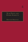 Cover: War Poets and Other Subjects - Routledge