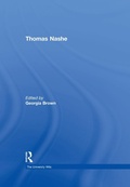 Cover: Thomas Nashe - Routledge