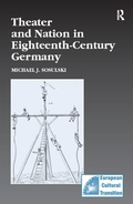 Cover: Theater and Nation in Eighteenth-Century Germany - Routledge