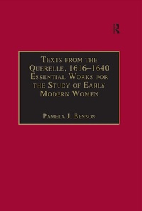 Enlarge image Cover: Texts from the Querelle, 1616-1640 - Routledge