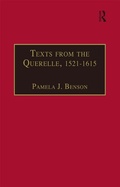 Cover: Texts from the Querelle, 1521-1615 - Routledge