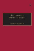 Cover: Shakespeare Minus 'Theory' - Routledge