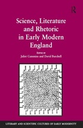 Cover: Science, Literature and Rhetoric in Early Modern England - Routledge