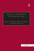 Cover: Quality Assurance in Construction - Routledge